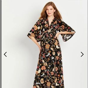 Jessica Simpson Black Floral Maxi Dress